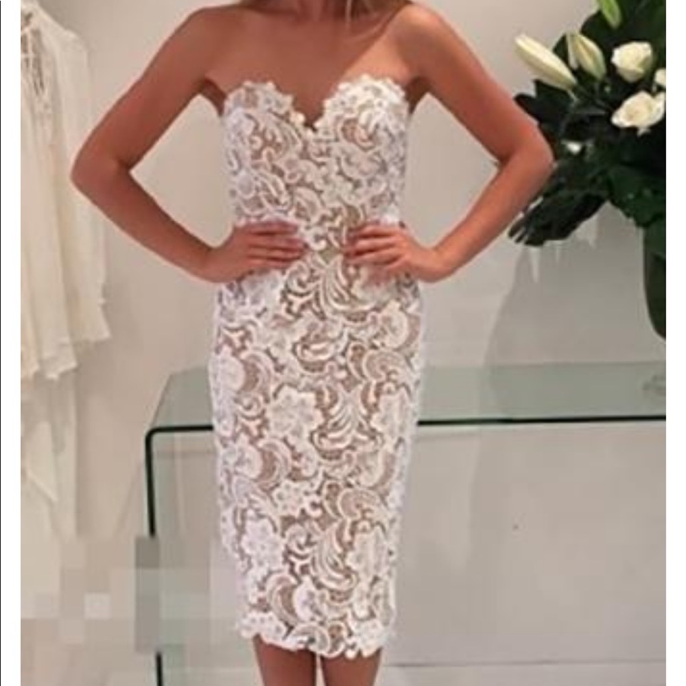 NWT Indiexo White Lace Dress (s)